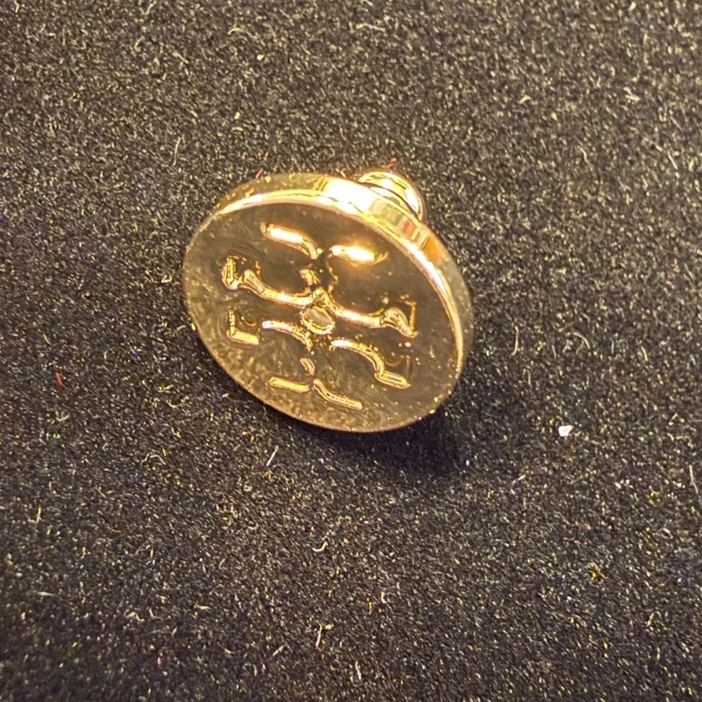 Tory Burch Gold-Tone Drop Earrings with Pearl Detail - NWT